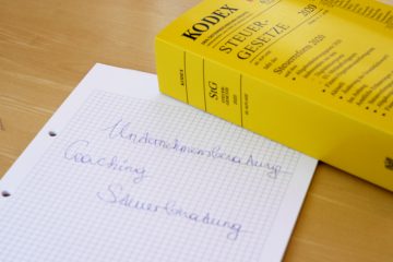 Unternehmensberatung, Coaching und Steuerberatung stellen die drei Bereiche unserer Kanzleiarbeit dar